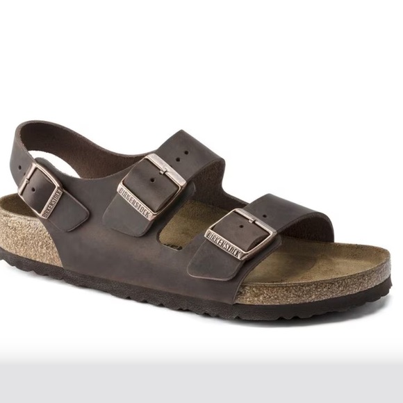 BIRKENSTOCK milano oiled leather sandal 38 - Picture 1 of 12